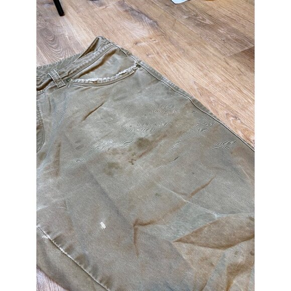 Kühl Rydr Crag Series Mens Tan Distressed Outdoor Pants W36xL32 Cotton Blend‎ - Picture 9 of 12